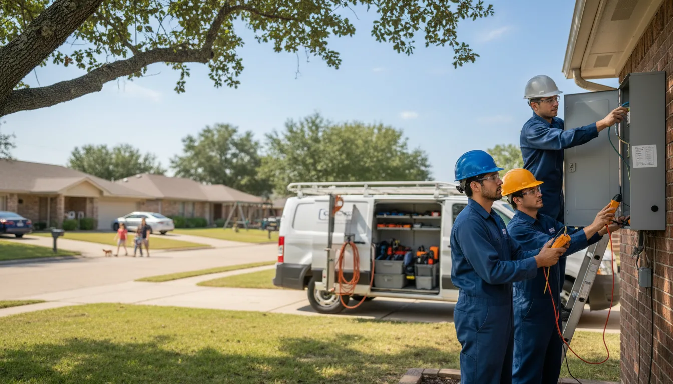 Certified electrician providing emergency electrical services in Sturgeon, PA